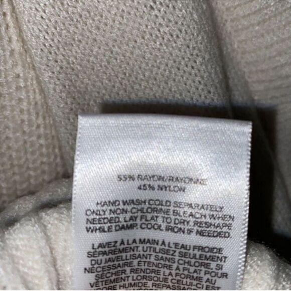 Express Cream Ruffle Sleeve Sweater(Size Small) - Picture 6 of 7